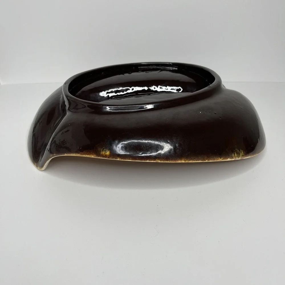 Mid Century Retro Boomerang‎ Large Table Ashtray Atomic Speckled Geometric Vtg
